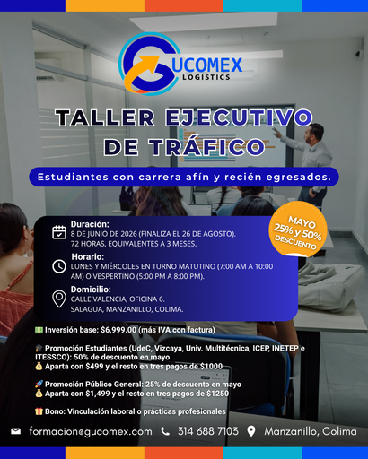 Taller de Formación Profesional: Ejecutivo de Tráfico Aduanal