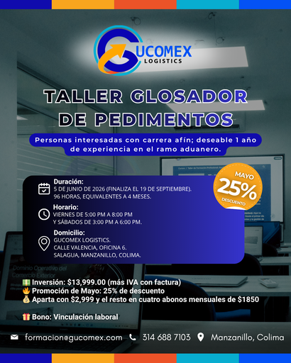 Taller Formación Glosador de Pedimentos